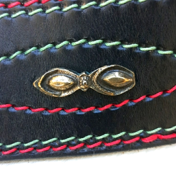 VTG EUC LA SQUADRA LEATHER SLING BELT - Picture 4 of 9